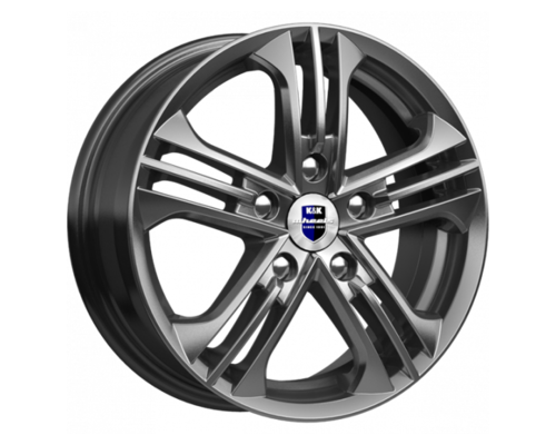 Купить диски K&K 6x15/5x100 ET38 D57,1 Trinity-оригинал (КС615) Дарк платинум от производителя K&K в Казани Купить диски K&K 6x15/5x100 ET38 D57,1 Trinity-оригинал (КС615) Дарк платинум от производителя K&K в Казани