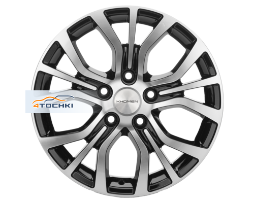 Купить диски Khomen Wheels 6,5x16/5x114,3 ET45 D67,1 KHW1608 (Huyndai/Mazda) Black-FP от производителя Khomen Wheels в Казани Купить диски Khomen Wheels 6,5x16/5x114,3 ET45 D67,1 KHW1608 (Huyndai/Mazda) Black-FP от производителя Khomen Wheels в Казани