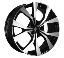 Khomen Wheels 7x19/5x108 ET36 D65,1 KHW1906 (Exeed VX/TXL/LX) Black-FP