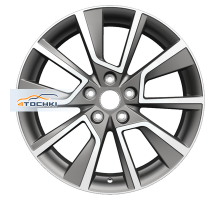 Khomen Wheels 7x18/5x112 ET45 D57,1 KHW1802 (Karoq) Gray-FP