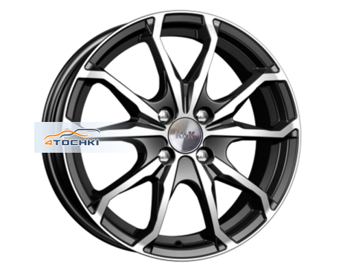Купить диски K&K 6x16/4x98 ET35 D58,5 Brent (КС733) Алмаз черный от производителя K&K в Казани