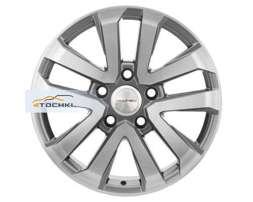Купить диски Khomen Wheels 8,5x20/5x150 ET58 D110,1 KHW2003 (LX570/LC100/LC200) Gray-FP от производителя Khomen Wheels в Казани Купить диски Khomen Wheels 8,5x20/5x150 ET58 D110,1 KHW2003 (LX570/LC100/LC200) Gray-FP от производителя Khomen Wheels в Казани