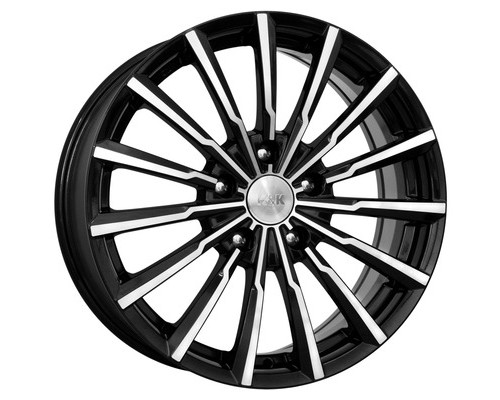 Купить диски K&K 5,5x14/4x100 ET45 D56,6 Акцент (КС641) Алмаз черный от производителя K&K в Казани