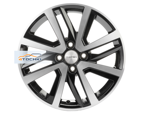 Купить диски Khomen Wheels 6x16/4x100 ET46 D54,1 KHW1609 (Rio II/Solaris II) Black-FP от производителя Khomen Wheels в Казани