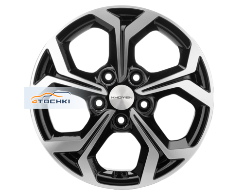 Купить диски Khomen Wheels 6,5x16/5x108 ET50 D63,3 KHW1606 (Focus) Black-FP от производителя Khomen Wheels в Казани Купить диски Khomen Wheels 6,5x16/5x108 ET50 D63,3 KHW1606 (Focus) Black-FP от производителя Khomen Wheels в Казани