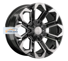 LS 9x20/6x139,7 ET20 D106,1 1366 BKF (конус, Колпак+лого)
