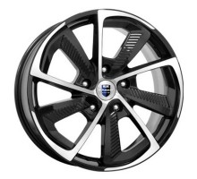 K&K 8x18/5x115 ET44 D70,2 C.T.G. (КС687) Алмаз черный