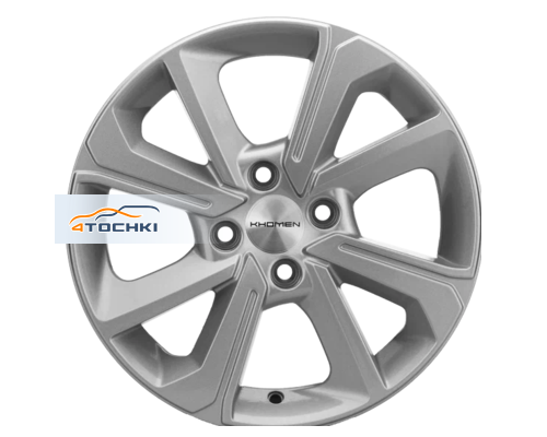 Купить диски Khomen Wheels 6x15/4x100 ET48 D54,1 KHW1501 (Rio/Solaris) F-Silver от производителя Khomen Wheels в Казани
