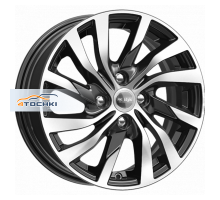 K&K 6x15/4x100 ET46 D54,1 КС882 Алмаз черный