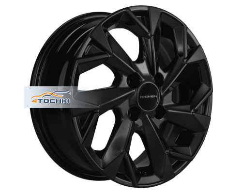 Купить диски Khomen Wheels 5,5x14/4x100 ET46 D54,1 KHW1402 (Alsvin/Getz/i20) Black от производителя Khomen Wheels в Казани Купить диски Khomen Wheels 5,5x14/4x100 ET46 D54,1 KHW1402 (Alsvin/Getz/i20) Black от производителя Khomen Wheels в Казани