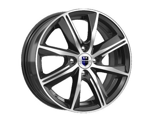 Купить диски K&K 7x17/5x112 ET49 D57,1 Арнар (КС896) Алмаз черный от производителя K&K в Казани