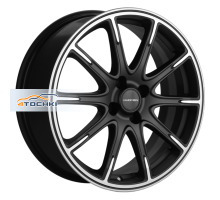 Khomen Wheels 6,5x17/4x100 ET49 D54,1 KHW1707 (KIA Rio I/II Solaris I/II) Black-FP matt
