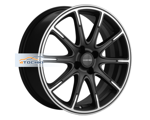 Купить диски Khomen Wheels 6,5x17/4x100 ET49 D54,1 KHW1707 (KIA Rio I/II Solaris I/II) Black-FP matt от производителя Khomen Wheels в Казани Купить диски Khomen Wheels 6,5x17/4x100 ET49 D54,1 KHW1707 (KIA Rio I/II Solaris I/II) Black-FP matt от производителя Khomen Wheels в Казани