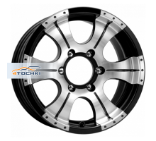 K&K 7x15/6x139,7 ET-5 D108,5 Байконур (КС473) Алмаз черный