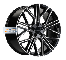 Khomen Wheels 9,5x21/5x114,3 ET40 D64,1 KHW2101 (Tesla) Black-FP