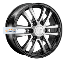LS 7x17/6x139,7 ET38 D67,1 1287 BKF (конус, Колпак+лого)