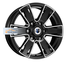 K&K 7x17/6x139,7 ET38 D67,1 Севенна (КС726) Алмаз черный
