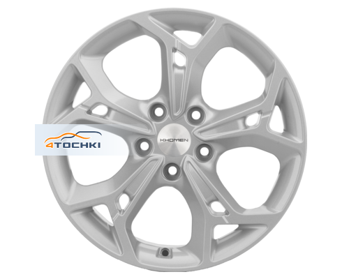 Купить диски Khomen Wheels 7x17/5x108 ET50 D63,35 KHW1702 (Ford C-Max) F-Silver от производителя Khomen Wheels в Казани Купить диски Khomen Wheels 7x17/5x108 ET50 D63,35 KHW1702 (Ford C-Max) F-Silver от производителя Khomen Wheels в Казани