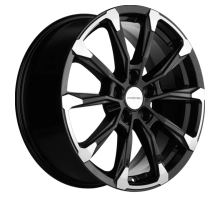 Khomen Wheels 7,5x18/5x112 ET43 D57,1 KHW1808 (Kodiaq/Tiguan) Black-FP