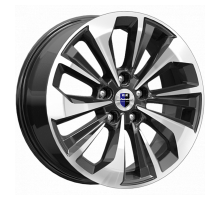 K&K 7x17/5x108 ET45 D67,1 Авиор (КС936) Алмаз черный