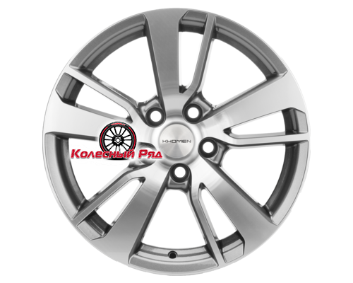 Купить диски Khomen Wheels 7x17/5x114,3 ET38 D67,1 KHW1704 (Outlander) Gray-FP от производителя Khomen Wheels в Казани