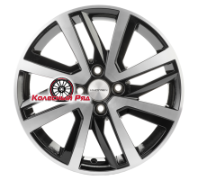 Khomen Wheels 6x16/4x100 ET48 D54,1 KHW1609 (Rio I/Solaris I) Black-FP