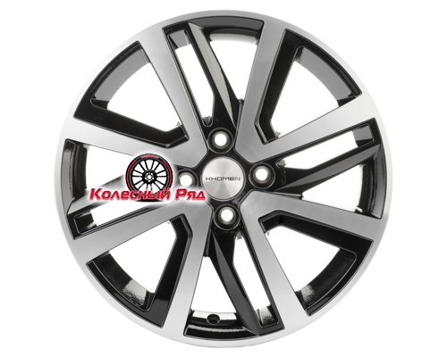 Купить диски Khomen Wheels 6x16/4x100 ET48 D54,1 KHW1609 (Rio I/Solaris I) Black-FP от производителя Khomen Wheels в Казани