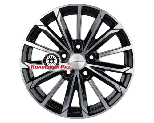 Купить диски Khomen Wheels 6,5x16/5x114,3 ET45 D67,1 KHW1611 (Huyndai/Mazda) Black-FP от производителя Khomen Wheels в Казани