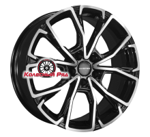 Khomen Wheels 7,5x19/5x114,3 ET45 D66,1 KHW1907 (Nissan X-Trail) Black-FP