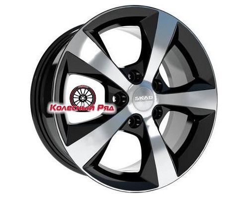 Купить диски СКАД 7x16/5x112 ET45 D57,1 Кельн (КЛ258) Алмаз (АРС 014 black) от производителя Скад в Казани