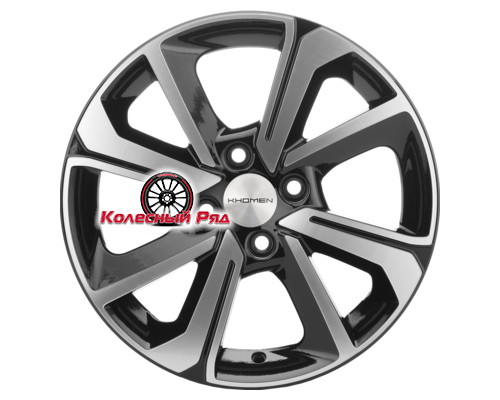 Купить диски Khomen Wheels 6x15/4x100 ET50 D60,1 KHW1501 (Vesta) Black-FP от производителя Khomen Wheels в Казани