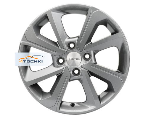 Купить диски Khomen Wheels 6x15/4x100 ET46 D54,1 KHW1501 (Rio/Solaris) Gray от производителя Khomen Wheels в Казани Купить диски Khomen Wheels 6x15/4x100 ET46 D54,1 KHW1501 (Rio/Solaris) Gray от производителя Khomen Wheels в Казани