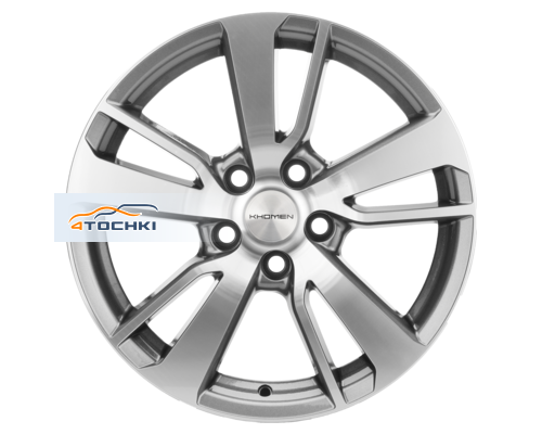 Купить диски Khomen Wheels 7x17/5x114,3 ET38 D67,1 KHW1704 (Outlander) Gray-FP от производителя Khomen Wheels в Казани Купить диски Khomen Wheels 7x17/5x114,3 ET38 D67,1 KHW1704 (Outlander) Gray-FP от производителя Khomen Wheels в Казани