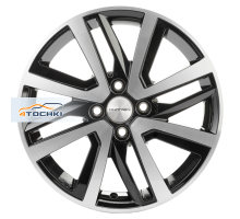 Khomen Wheels 6x16/4x100 ET50 D60,1 KHW1609 (Vesta/Largus) Black-FP