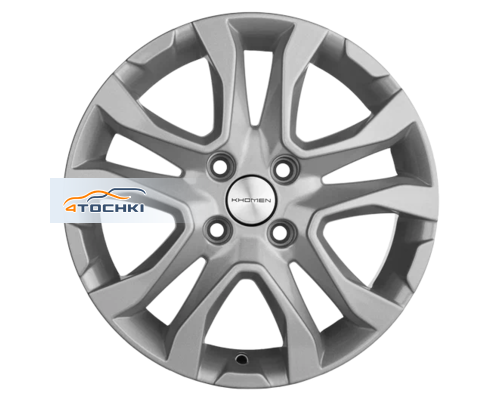 Купить диски Khomen Wheels 6x15/4x100 ET46 D54,1 KHW1503 (Rio/Solaris) F-Silver от производителя Khomen Wheels в Казани Купить диски Khomen Wheels 6x15/4x100 ET46 D54,1 KHW1503 (Rio/Solaris) F-Silver от производителя Khomen Wheels в Казани