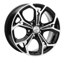 Khomen Wheels 7x17/5x108 ET50 D63,35 KHW1702 (Ford C-Max) Black-FP