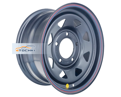 Купить диски Off-Road Wheels 7x16/5x139,7 ET25 D98,5 ВАЗ Нива Черный (треуг. мелкий) от производителя Off-Road Wheels в Казани