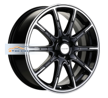 Khomen Wheels 6,5x17/4x100 ET43 D60,1 KHW1707 (Lada Vesta Cross) Black-FP