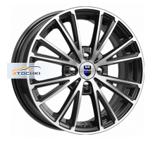 K&K 6x16/4x100 ET40 D67,1 Меандр (КС879) Алмаз черный SK