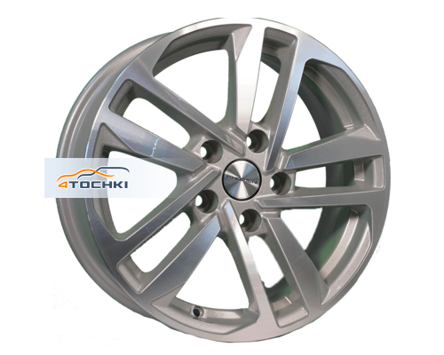 Купить диски Khomen Wheels 6,5x16/5x114,3 ET45 D67,1 KHW1612 (Huyndai/Mazda) F-Silver-FP от производителя Khomen Wheels в Казани