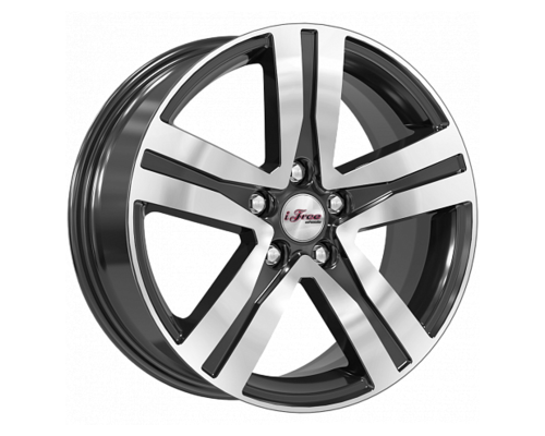Купить диски iFree 7x17/5x114,3 ET45 D66,1 Rebel (КС913) Блэк Джек от производителя iFree в Казани
