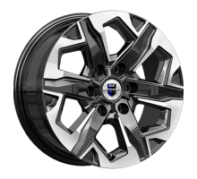 K&K 7,5x17/6x139,7 ET25 D106,1 Тейт (КС1050) Алмаз черный