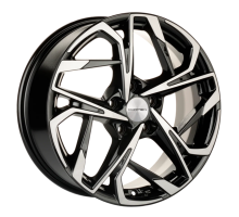 Khomen Wheels 7x17/5x112 ET40 D57,1 KHW1716 (Kodiaq/Tiguan) Black-FP