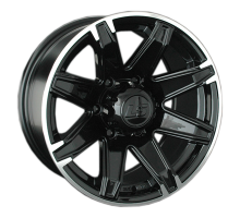 LS 8x17/6x139,7 ET10 D107,1 763 BKL (конус, Колпак+лого)