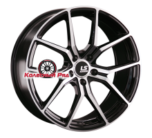 LS FlowForming 8x18/5x112 ET30 D66,6 RC47 BKF (конус)