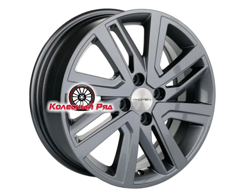 Купить диски Khomen Wheels 6x16/4x100 ET41 D60,1 KHW1609 (XRay) Gray от производителя Khomen Wheels в Казани