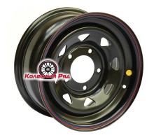 Off-Road Wheels 7x15/5x139,7 ET25 D98,5 ВАЗ Нива черный (треуг.)