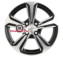 Khomen Wheels 6x15/4x100 ET45 D54,1 KHW1502 (Solano) Black-FP