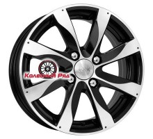 K&K 6x15/4x100 ET38 D67,1 Джемини (КС617) Алмаз черный