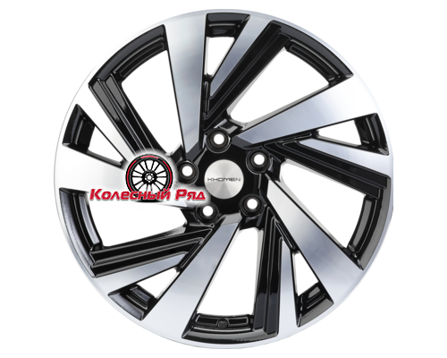 Купить диски Khomen Wheels 7,5x18/5x114,3 ET50 D67,1 KHW1801 (Optima/Seltos) Black-FP от производителя Khomen Wheels в Казани